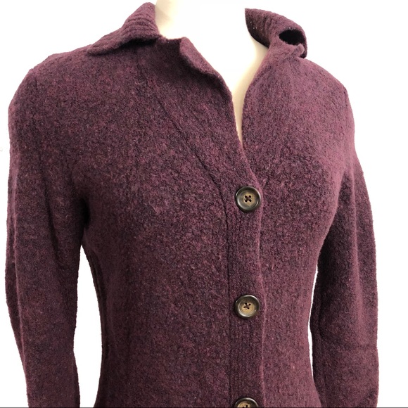 BODEN Button Front Sweater Cardigan Duster - Picture 3 of 6